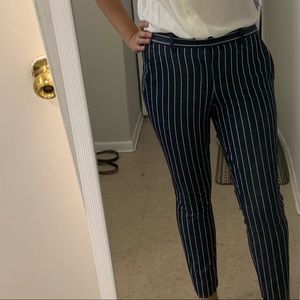 Striped Gap Signature Skinny Ankle